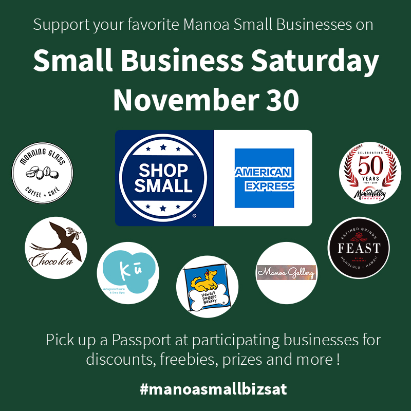 Small Business Saturday in Manoa
